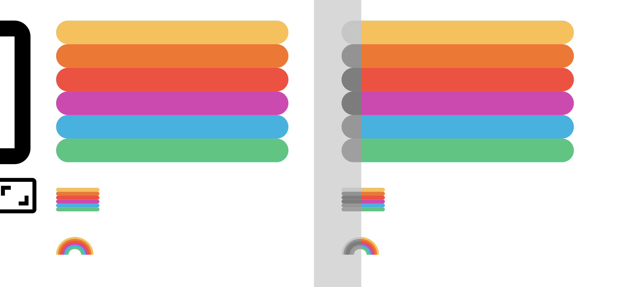Mockups for our Pride icon