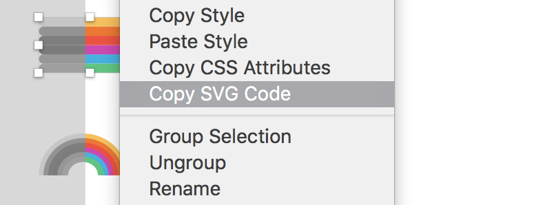 Exporting SVG Code from Sketch